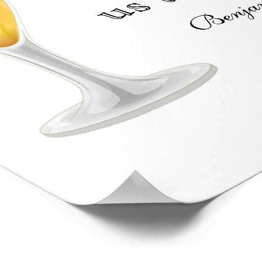 Bier Quote Poster (Ecke)