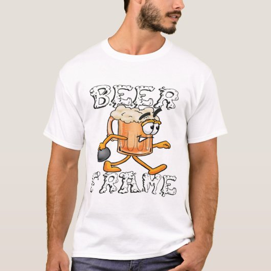 BIER Rahmen! T-Shirt (Vorderseite)