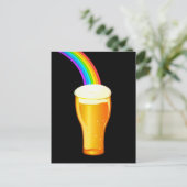 Bier Rainbow Postkarte (Stehend Vorderseite)