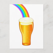 Bier Rainbow Postkarte (Vorderseite)