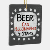 Bier Review 5 Sterne Ornament (Rechts)