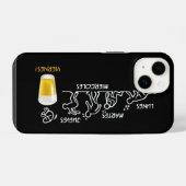 Bier-Revolution iPhone Hülle (Rückseite (Horizontal))