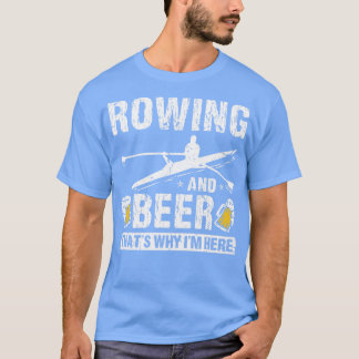 Bier Rowing Funny T-Shirt