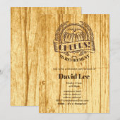 BIER, Ruhestand bejubeln, Einladung (Vorne/Hinten)