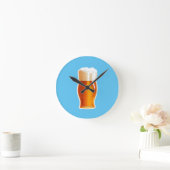 Bier Runde Wanduhr (Zuhause)