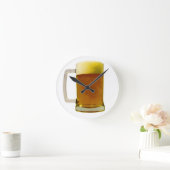 Bier Runde Wanduhr (Zuhause)