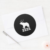 Bier Runder Aufkleber (Umschlag)