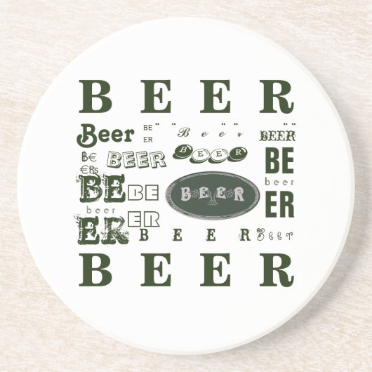 Bier Sandstein Untersetzer (Vorne)