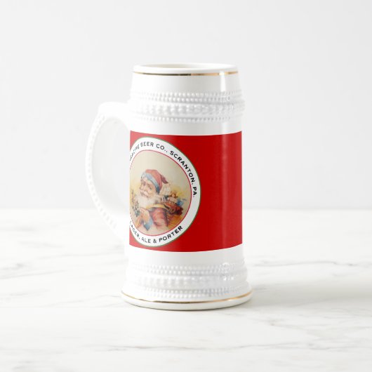 BIER SANTA BIERGLAS (Vorderseite Links)