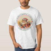 BIER SANTA T-Shirt (Vorderseite)
