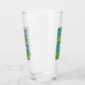 Bier - Schlaf - Beach individuelle Name Pint Glas (Links)