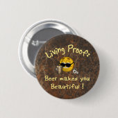 Bier schön button (Vorne & Hinten)