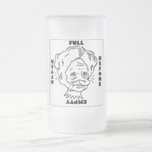 Bier-Schutzbrillen-Tasse Mattglas Bierglas