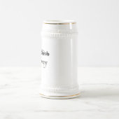 Bier-Snob-Brauerei Stein Bierglas (Mittel)