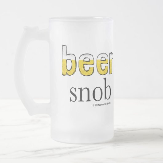 Bier-Snob-eisige Tasse (Links)