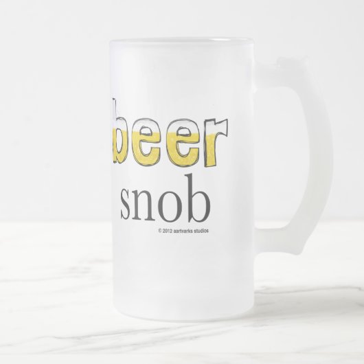Bier-Snob-eisige Tasse (Rechts)