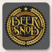 Bier Snob Getränkeuntersetzer (Vorderseite)