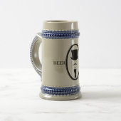 Bier-Snob Stein Bierglas (Vorderseite Links)