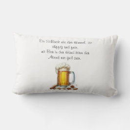 Bier so suffig lendenkissen
