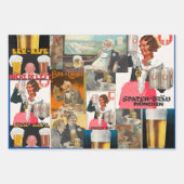 Bier-Sortenpaket Geschenkpapier Set (Vorderseite)