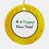 Bier Spaß Weihnachten Keramik Ornament (Hinten)