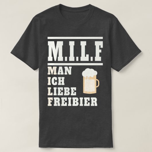 Bier Sprichwort lustiges Trinken Geschenk Spaß T T-Shirt (Design vorne)