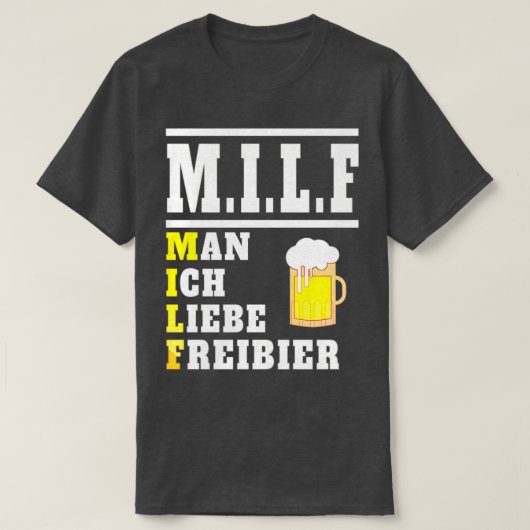 Bier Sprichwort lustiges Trinkgeschenk Alkohol T-Shirt (Design vorne)