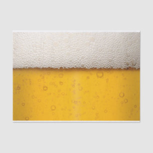 Bier sprudelt Hintergrund-Muster Seidenpapier