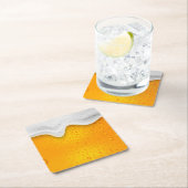 Bier Square Paper Untersetzer (Vor Ort)