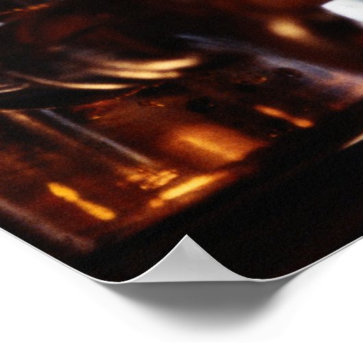 Bier Steche Poster (Ecke)