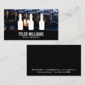 Bier Stecht | Flaschen Visitenkarte (Vorne/Hinten)