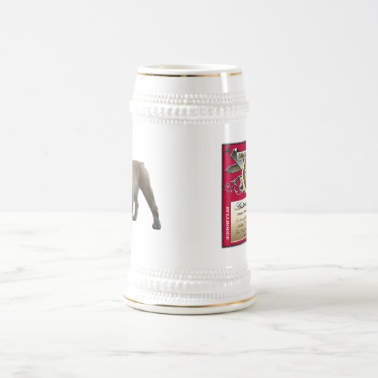 Bier Stein Andersons Bulldogges Bierglas (Mittel)