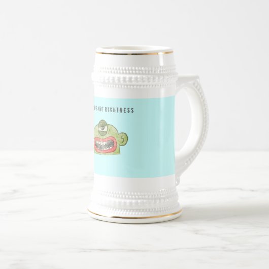 BIER STEIN der ZYKLOP-6G Bierglas (VorderseiteRechts)