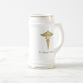 Bier Stein für einen Doktor Bierglas (VorderseiteRechts)