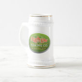 Bier Stein Hoch-Niedrig Brewing Company Bierglas (Vorderseite Links)