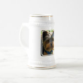 Bier Stein Yorkshires Terrier Bierglas (Vorderseite Links)