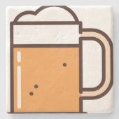 Bier Steinuntersetzer (Vorderseite)