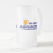 Bier stellt mich fantastische Bier-Tasse her Mattglas Bierglas (VorderseiteRechts)