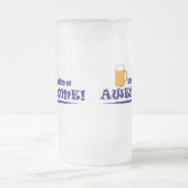Bier stellt mich fantastische Bier-Tasse her Mattglas Bierglas (Mittel)