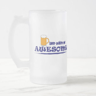 Bier stellt mich fantastische Bier-Tasse her Mattglas Bierglas
