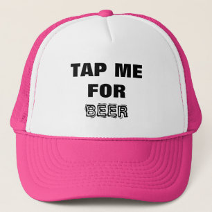 Bier - Stich mir für Bier! Schwarz und Weiß Truckerkappe