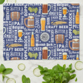 Bier Stile Blue Kitchen Handtuch (Gefaltet)