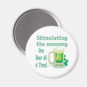 Bier Stimulus Magnet (Vorderseite/Rückseite)