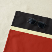 Bier: Stolze Sponsoren Lässiges Geschlecht Strandtuch (Beispiel)