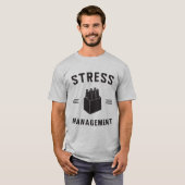 Bier-Stressbewältigung T-Shirt (Vorne ganz)