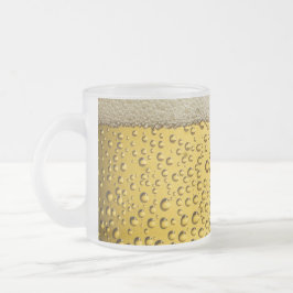 Bier Suds Blubbles Mattiert Glass Tasse