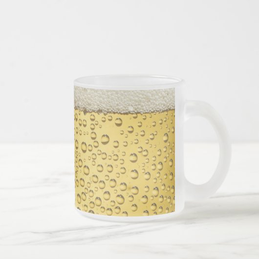 Bier Suds Blubbles Mattiert Glass Tasse (Rechts)