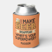 Bier Superpower individuelle Name Dosenkühler (Kanne Vorderseite)