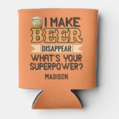 Bier Superpower individuelle Name Dosenkühler (Vorderseite)