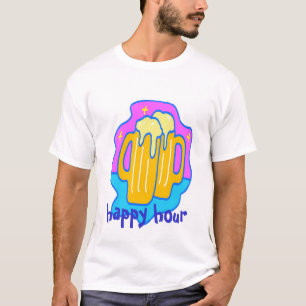 Bier, T - Shirt der glücklichen Stunde